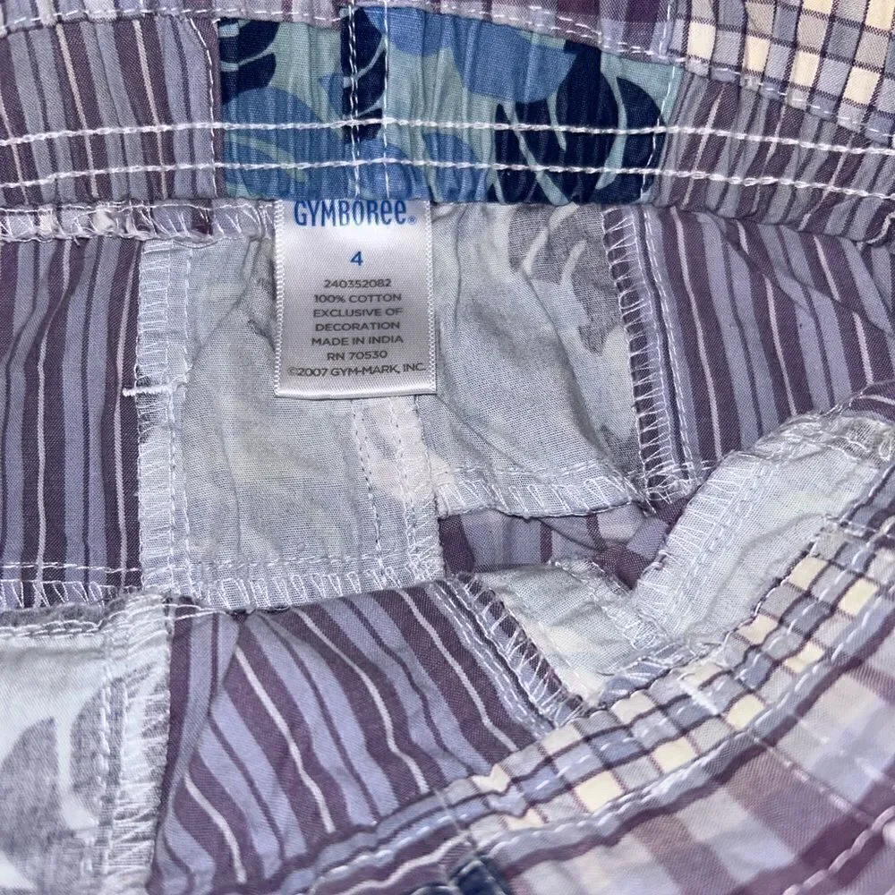 Set of 2 shorts and trunks boys size 4